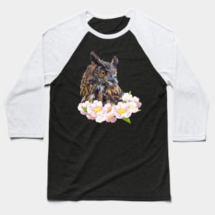 Royal Owl Baseball T-Shirt